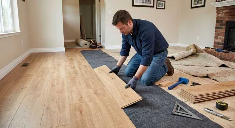 Laminate Floor Remodeling in Jersey City, NJ