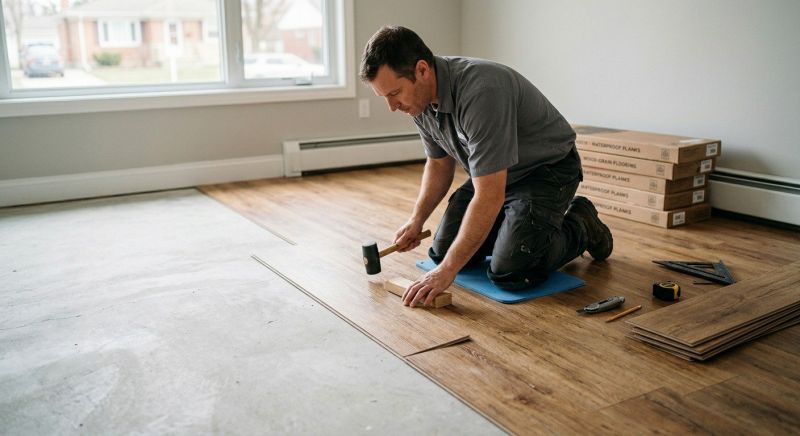 Linoleum Floor Installation in Hewlett, NY