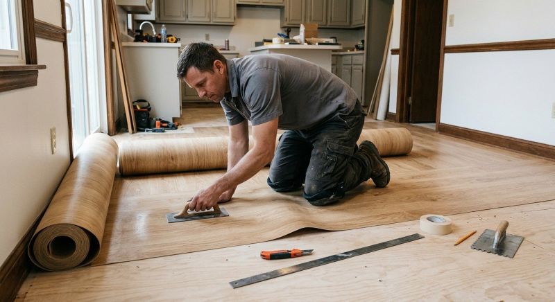 Sheet Flooring Installation in Bergenfield, NJ