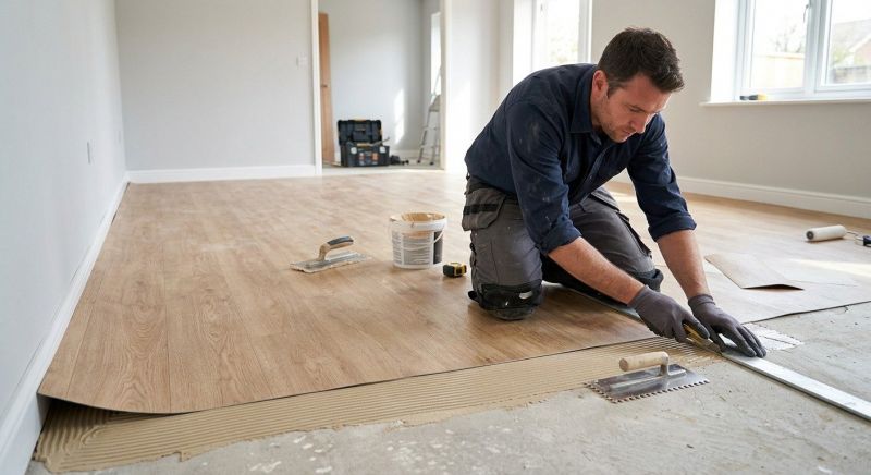 Sheet Vinyl Installation in New Hyde Park, NY