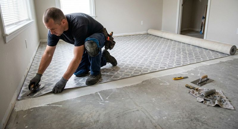 Sheet Vinyl Installation in Saddle Brook, NJ