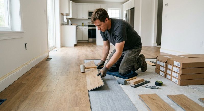 Vinyl Plank Floor Installation in Jersey City, NJ